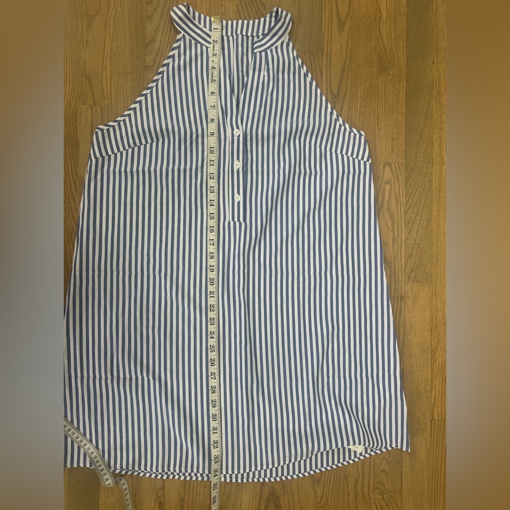 Cupshe Navy and White Striped dress - Picture 5 of 6